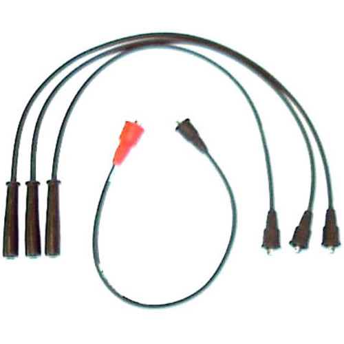 Foto de Juego de Cables de Encendido 7mm para Suzuki Forsa Daihatsu Charade Chevrolet Sprint Pontiac Firefly Marca DENSO Nmero de Parte 671-3001