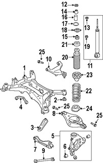 Foto de Barra Transversal Original para Nissan Murano 2003 2004 2005 2006 2007 Marca NISSAN N�mero de Parte 551A0CC40C