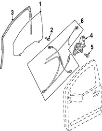 Foto de Cristal de Puerta Original para Nissan Armada Nissan Titan Marca NISSAN Nmero de Parte 80300ZQ00A