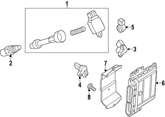 Foto de Sensor de posicin del cigueal Original para Nissan Frontier Nissan Pathfinder Nissan Xterra Nissan Marca NISSAN Nmero de Parte 23731EA20C