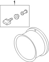 Foto de Sensor de control de presin de la llanta  Original para Nissan Cube Nissan Sentra Nissan Versa Nissan Versa Note Nissan Leaf Nissan Marca NISSAN Nmero de Parte 407003AN1B