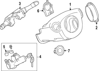 Foto de Sensor de Posicin del Volante de Direccin Original para Nissan Rogue 2014 2015 2016 2017 Marca NISSAN Nmero de Parte 479454BA0A
