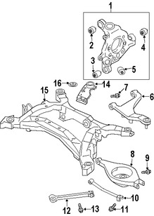 Foto de Buje del Muon de Suspensin Original para Infiniti Nissan Marca NISSAN Nmero de Parte 56219AL500