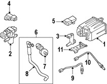 Foto de Sensor de oxigeno Original para Infiniti Nissan Marca NISSAN N�mero de Parte 226931PM0A
