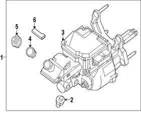 Foto de Sensor Reforzador Frenos de Potencia Original para Infiniti Nissan Marca NISSAN Nmero de Parte 47240AL500