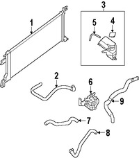 Foto de Enfriador Invertidor Original para Nissan Altima 2007 2008 2009 2010 2011 Marca NISSAN N�mero de Parte 21457JA800