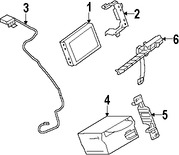 Foto de Conjuto de Antena de GPS Original para Nissan GT-R 2015 2016 Marca NISSAN N�mero de Parte 2597589S0B