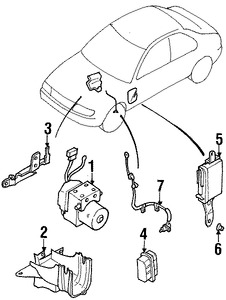 Foto de Rel� Frenos ABS Original para Nissan Infiniti Marca NISSAN N�mero de Parte 47605C9900