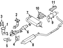 Foto de Convertidor Cataltico Original para Nissan Quest 2004 Nissan Maxima 2004 2005 2006 Nissan Altima 2005 2006 Marca NISSAN Remanufacturado Nmero de Parte 208A27Y60A