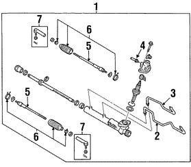 Foto de Linea de Presi�n Direcci�n Hidr�ulica Original para Nissan Quest 2004 2005 2006 2007 2008 2009 Marca NISSAN N�mero de Parte 49541CK000