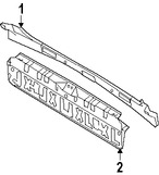 Foto de Panel posterior Original para Nissan Quest 2004 2005 2006 2007 2008 2009 Marca NISSAN N�mero de Parte 791005Z030
