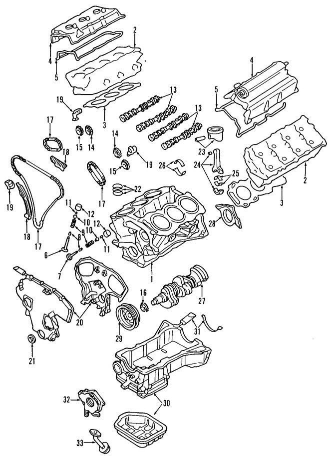 Foto de Culata del motor Original para Infiniti Nissan Marca NISSAN Nmero de Parte 110409N00A