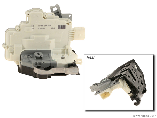 Foto de Conjunto de pestillo de puerta para Audi A4 Audi A4 Quattro Audi S4 Porsche Panamera Porsche Cayenne Marca Genuine Nmero de Parte W0133-1938988