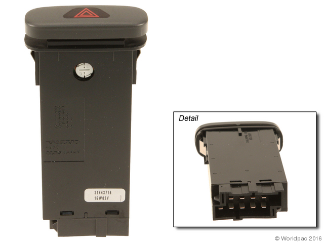 Foto de Interruptor de Luz de Emergencia para Volvo C70 Volvo S70 Volvo V70 Marca Genuine N�mero de Parte W0133-2079376