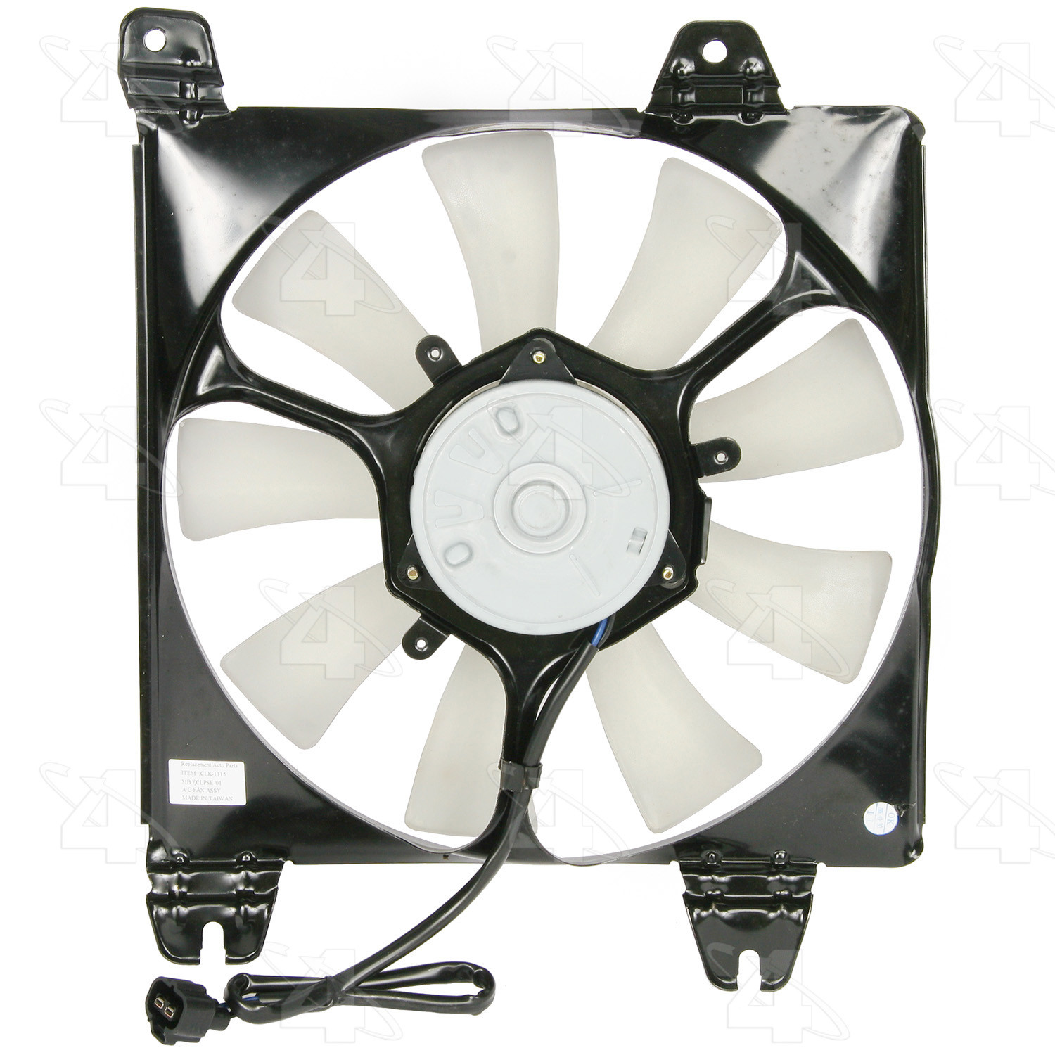 Foto de Ventilador del Condesador del Aire Acondicionado para Chrysler Sebring 2001 Dodge Stratus 2001 Mitsubishi Eclipse 2000 Marca PARTS MASTER/FOUR SEASONS Parte #75463