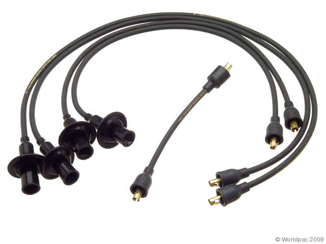 Foto de Juego de cables de buj�a para Volkswagen Beetle Volkswagen Karmann Ghia Volkswagen Super Beetle Volkswagen Transporter Volkswagen Campmobile Marca Prenco Parte #W0133-1836414