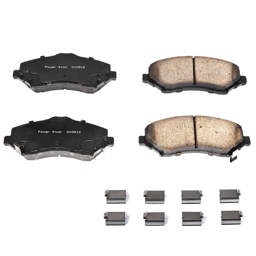 Foto de Kit de pastillas y discos de freno  Z17 Evolution Plus para Dodge Grand Caravan Dodge Journey Dodge Nitro Jeep Liberty Jeep Wrangler Volkswagen Routan Chrysler Town & Country Marca POWER STOP Parte #17-1273