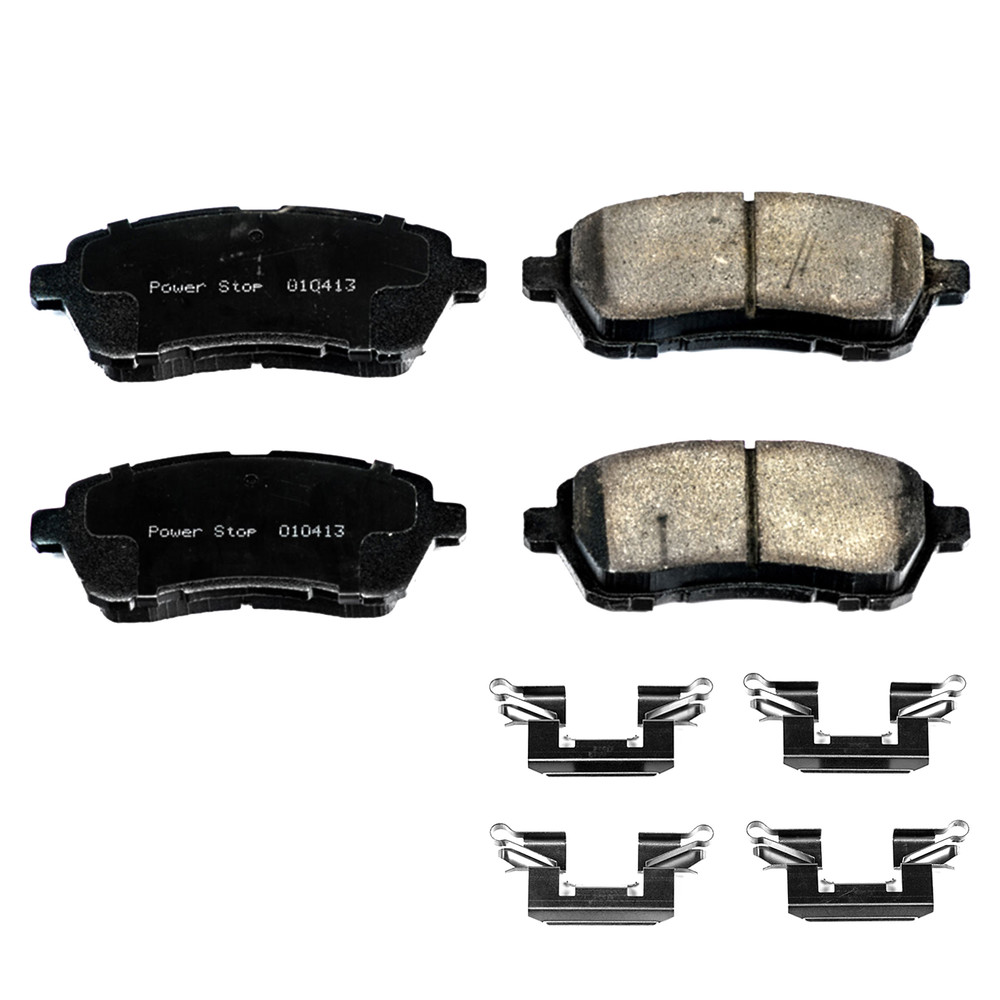 Foto de Kit de pastillas y discos de freno  Z17 Evolution Plus para Ford Fiesta 2011 2012 2013 2014 2015 2016 Marca POWER STOP N�mero de Parte #17-1454