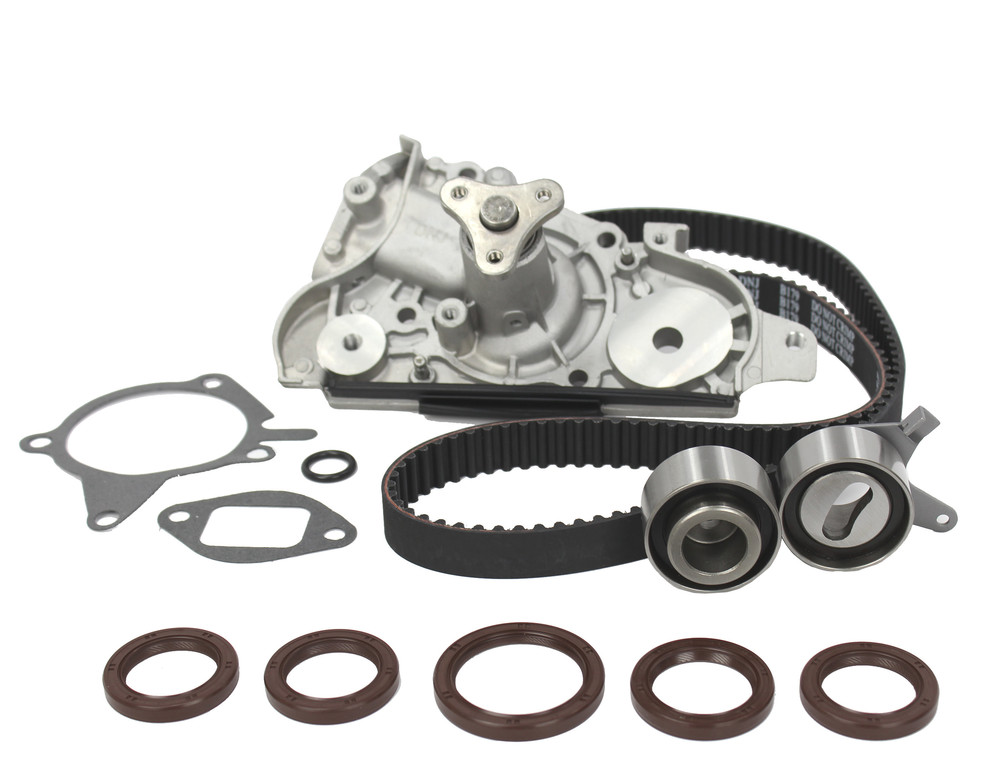 Foto de Juego de Correa de Tiempo con Bomba de Agua para Kia Sephia Mazda Miata Mazda MX-3 Mazda Protege Marca DNJ ENGINE COMPONENTS Nmero de Parte TBK490WP