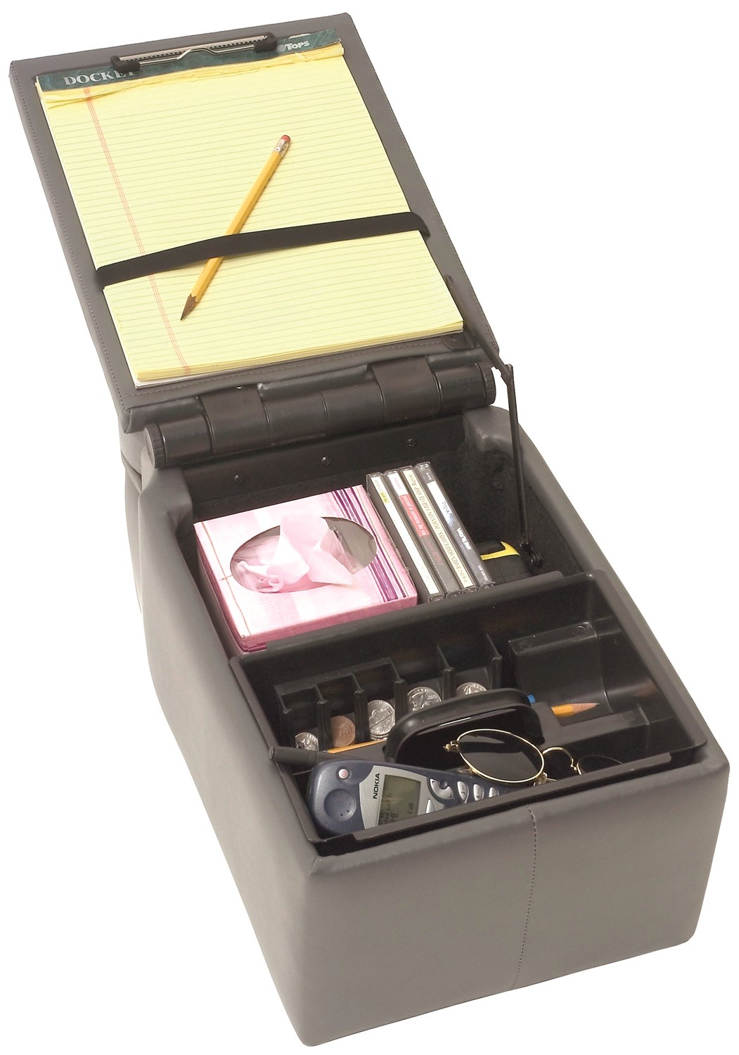 Foto de Consola Central Contractors para Dodge Chevrolet GMC Ford Toyota Mazda Marca RAMPAGE PRODUCTS Nmero de Parte 39423