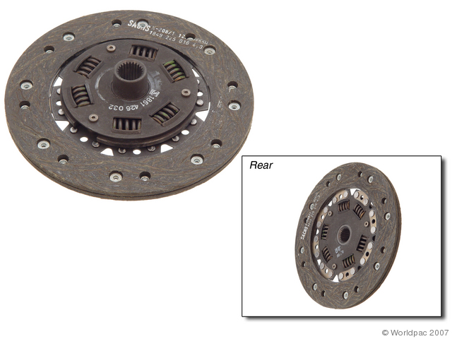 Foto de Disco de Friccin del Embrague para Porsche 356B Porsche 356C Porsche 356SC Porsche 912 Marca Sachs Nmero de Parte W0133-1604292