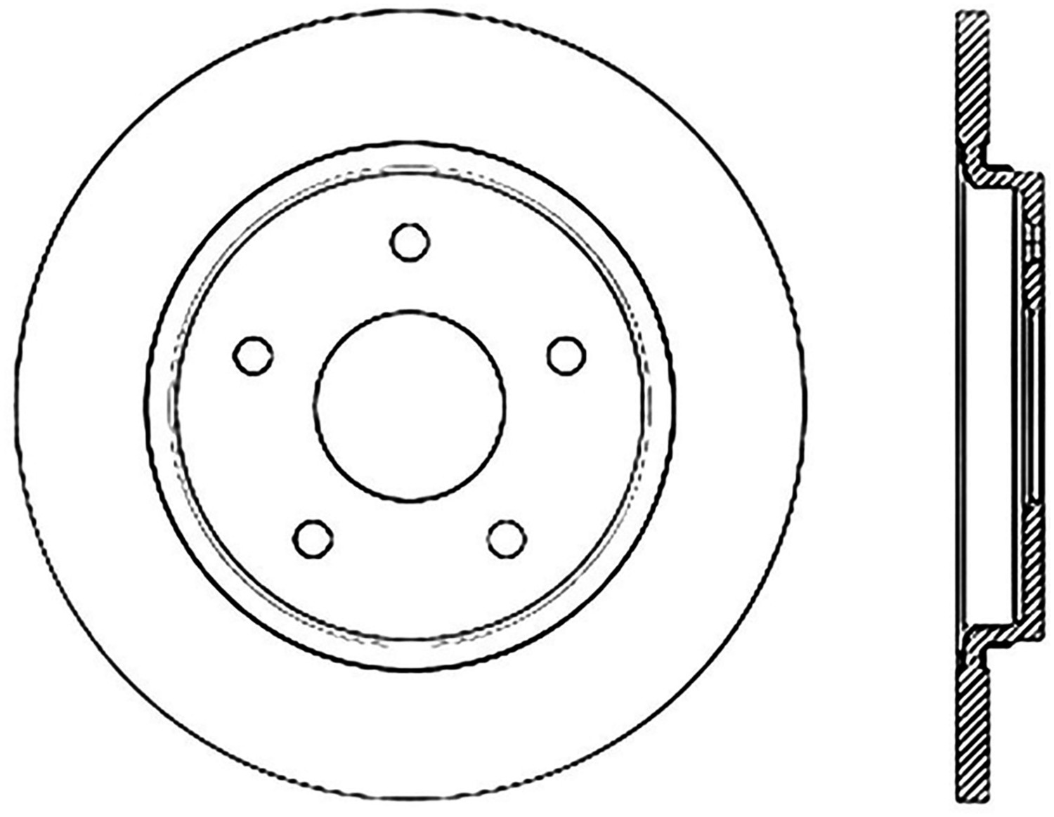 Foto de Rotor disco de freno StopTech Sport Slotted Cryo para Chrysler Town & Country Dodge Grand Caravan Dodge Journey Volkswagen Routan Marca STOPTECH N�mero de Parte 126.67071CSL