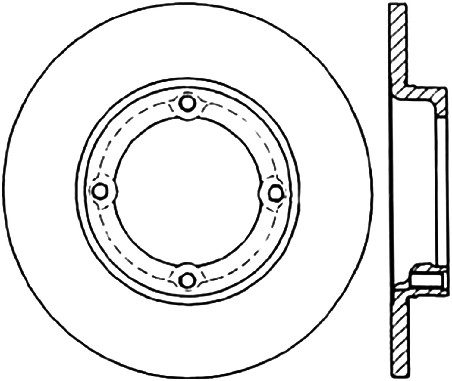 Foto de Rotor disco de freno StopTech Sport Drilled Slotted para Suzuki Swift Geo Metro Pontiac Firefly Marca STOPTECH N�mero de Parte 127.48001L