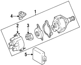 Foto de Computadora del Motor Original para Suzuki X-90 1996 Marca SUZUKI Nmero de Parte 3392079E01