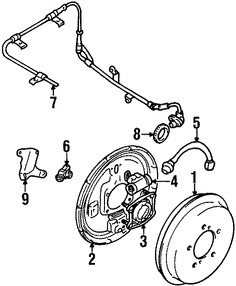 Foto de Cilindro de Tambor de Freno Original para Suzuki Sidekick Suzuki X-90 Marca SUZUKI Nmero de Parte 5340156B60