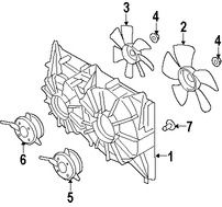 Foto de Cubierta de ventilador de enfriamiento del motor Original para Suzuki Grand Vitara Marca SUZUKI Nmero de Parte 1776065J00