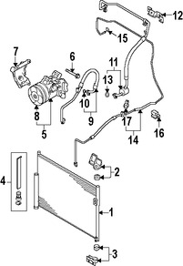 Foto de Manguera de succin Refrigerante Aire Acondicionad Original para Suzuki Grand Vitara 2006 2007 2008 Marca SUZUKI Nmero de Parte 9571064J30