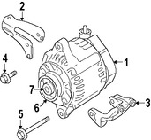 Foto de Polea del Alternador Original para Suzuki Grand Vitara 2006 2007 2008 Suzuki Vitara 2004 Marca SUZUKI Nmero de Parte 3117167D00