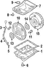 Foto de Plato Flexible Transmisi�n Autom�t Original para Suzuki Grand Vitara 2006 2007 2008 Marca SUZUKI N�mero de Parte 2262064J10