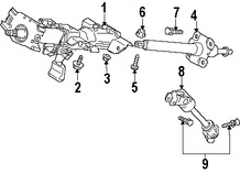 Foto de Columna de Direccion Original para Suzuki Grand Vitara Marca SUZUKI Nmero de Parte 4820065J03