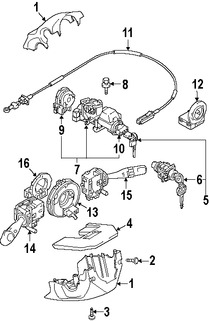 Foto de Interruptor del limpiaparabrisas Original para Suzuki Grand Vitara Suzuki SX4 Marca SUZUKI Nmero de Parte 3731062J31