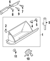 Foto de Guantera Original para Suzuki Grand Vitara Marca SUZUKI Nmero de Parte 7341065J22R8H