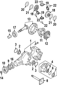 Foto de Sello del Eje Propulsor Original para Suzuki Grand Vitara Marca SUZUKI Nmero de Parte 0928340029