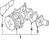 Foto de Kit de Termostato de Refrigerante del Motor  Original para Suzuki Verona 2004 2005 2006 Marca SUZUKI Nmero de Parte 1760086Z00