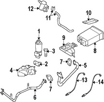 Foto de V�lvula EGR Original para Suzuki Verona 2006 2004 2005 Marca SUZUKI N�mero de Parte 1811186Z02