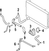 Foto de Kit de Termostato de Refrigerante del Motor  Original para Suzuki Forenza Suzuki Reno Marca SUZUKI Nmero de Parte 1760085Z00