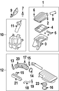 Foto de Sensor de Temperatura de Carga de Aire Original para Suzuki Forenza Suzuki Reno Marca SUZUKI Nmero de Parte 1365285Z00