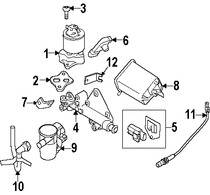 Foto de Placa Espaciadora V�lvula EGR Original para Suzuki Forenza Suzuki Reno Marca SUZUKI N�mero de Parte 1853585Z11