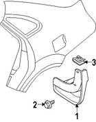 Foto de Tuerca de cubierta de parachoques Original para Suzuki Forenza Suzuki Reno Marca SUZUKI N�mero de Parte 7171985Z00
