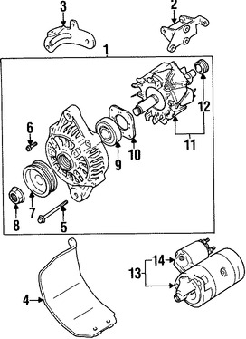 Foto de Solenoide de Encendido Original para Suzuki Swift Suzuki Esteem Suzuki Samurai Suzuki Sidekick Marca SUZUKI Nmero de Parte 3122084030