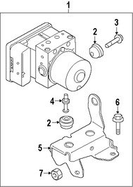 Foto de Vlvula Moduladora Frenos ABS Original para Suzuki Reno 2007 2008 Suzuki Forenza 2007 2008 Marca SUZUKI Nmero de Parte 5610085Z12