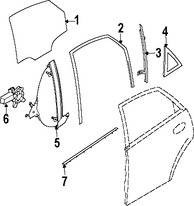 Foto de Canal de Crista Original para Suzuki Reno 2005 2006 2007 2008 Marca SUZUKI N�mero de Parte 8368585Z10