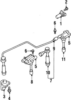 Foto de Sensor de posici�n del cigue�al Original para Suzuki Esteem Suzuki Sidekick Suzuki Swift Suzuki X-90 Suzuki Vitara Marca SUZUKI N�mero de Parte 3322070E00