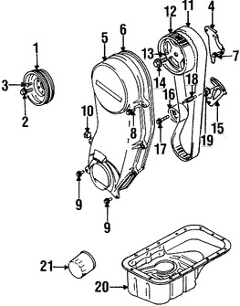 Foto de Engranaje del �rbol de levas Original para Suzuki Esteem Suzuki Swift Suzuki Vitara Suzuki Sidekick Suzuki X-90 Marca SUZUKI N�mero de Parte 1274153B01