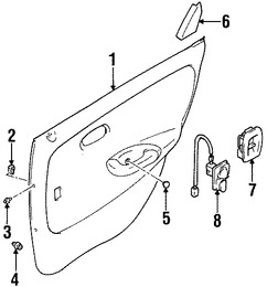 Foto de Switch de Bloqueo de la Perta Original para Suzuki Esteem Suzuki X-90 Suzuki Swift Marca SUZUKI Nmero de Parte 3767079E01