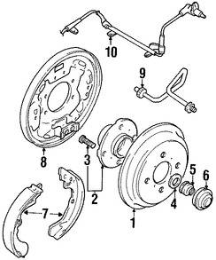 Foto de Tuerca de Eje Original para Suzuki Esteem Suzuki Aerio Suzuki SX4 Marca SUZUKI N�mero de Parte 0915918026